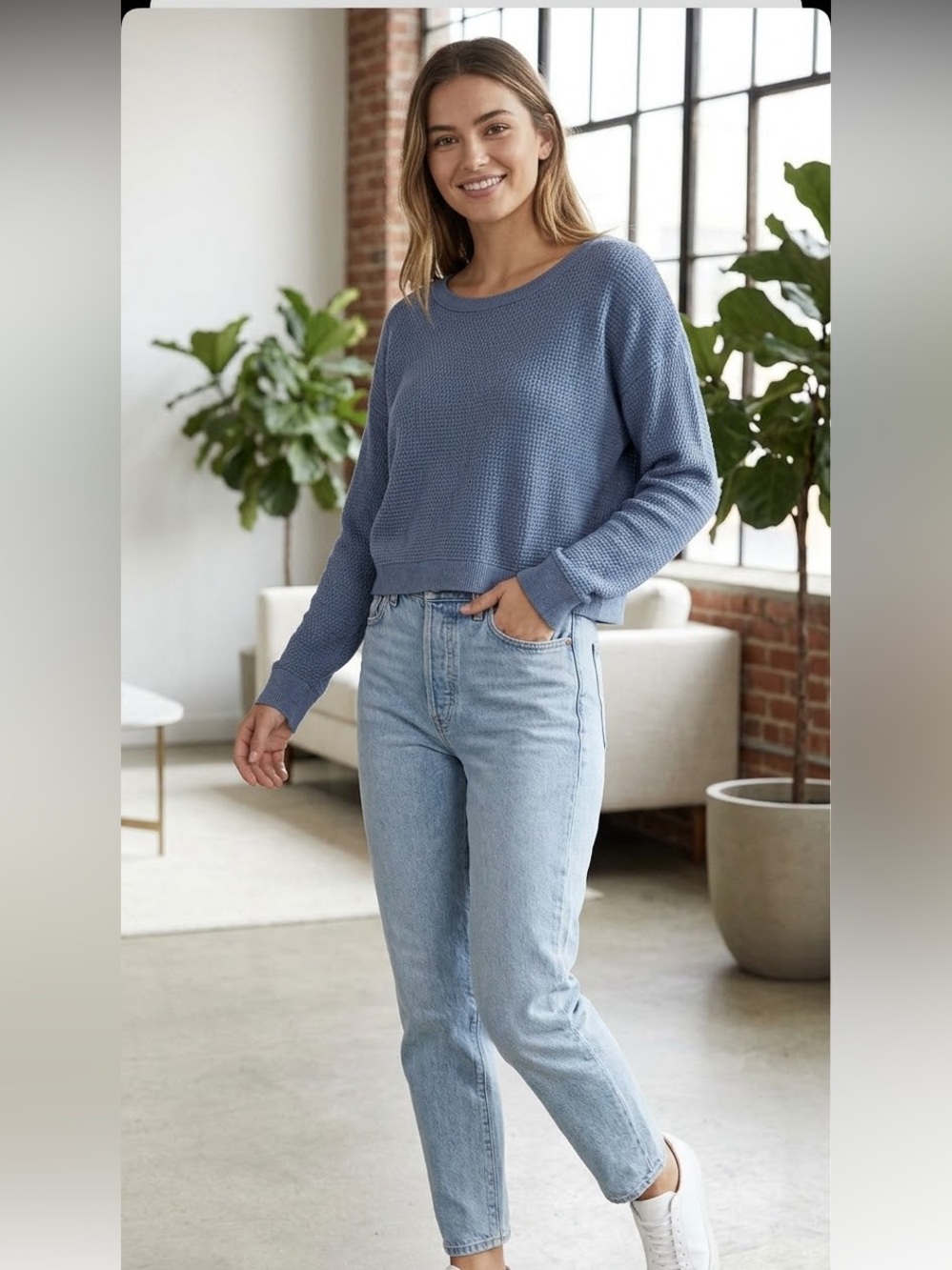 Aerie OFFLINE Off The Shoulder Sweater small oversized